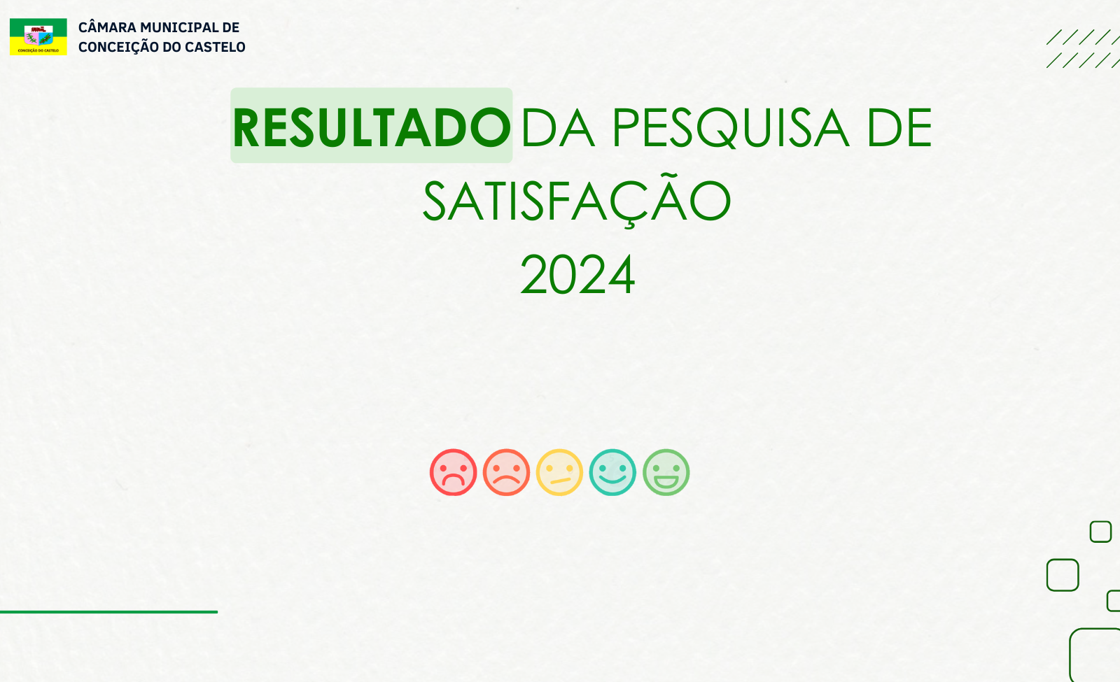 Resultado da Pesquisa de Satisfação - Exercício de 2024